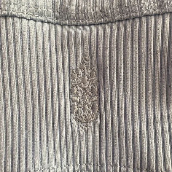 Free People Game Time Cami. Teal grey. Size small. New with Tags - Picture 7 of 9